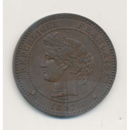 10 Centimes Cérès - 1897 A Paris - TTB+