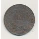 10 Centimes Cérès - 1898 A Paris - bronze - SUP+
