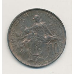 10 Centimes Dupuis - 1906 - bronze - SUP+
