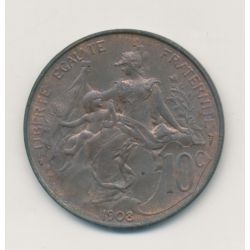 10 Centimes Dupuis - 1908 - bronze - SUP