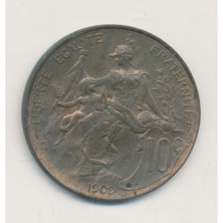 10 Centimes Dupuis - 1909 - bronze - SUP