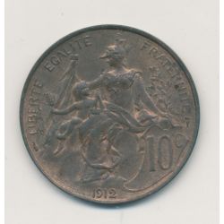 10 Centimes Dupuis - 1912 - bronze - SUP+