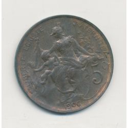 5 Centimes Dupuis - 1906 - bronze - SUP 
