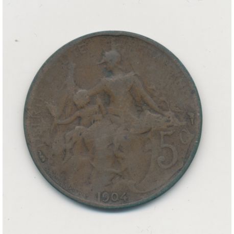 5 Centimes Dupuis - 1904 - bronze - TB