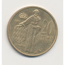 Monaco - 20 centimes 1962 - Rainier III - TTB+