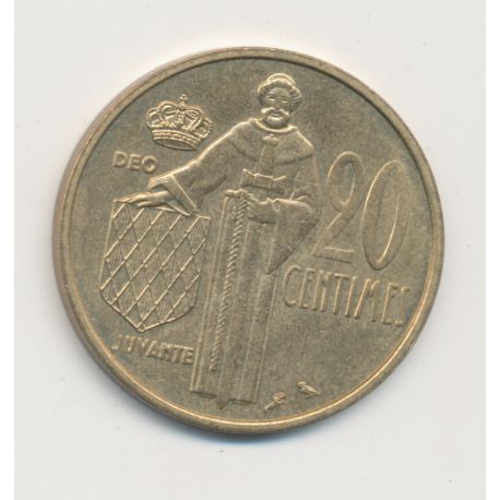 Monaco - 20 centimes 1962 - Rainier III - TTB+