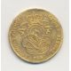 Belgique - 2 Centimes 1842 - Léopold II - cuivre doré - TTB+
