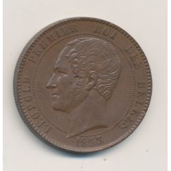 Belgique - 10 centimes 1853 - Mariage brabant - bronze - SUP