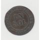 Suisse - 1 Sol 1825  - République de Genêve - TTB+