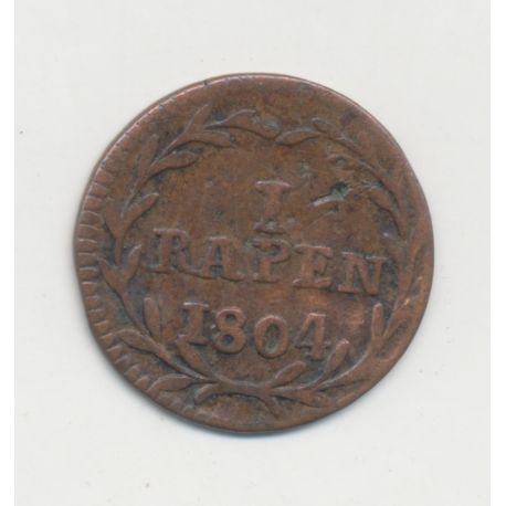 Suisse - 1 Rappen 1804 - Canton de Lucerne - TB+