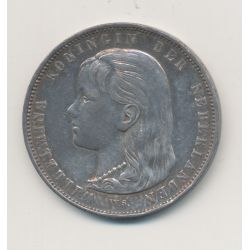 Hollande - 1 Gulden 1892 Utrecht - Wilhelmina - TTB+