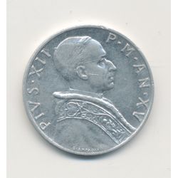 Vatican - 5 Lire 1953 - Pie XII - alu - SUP+