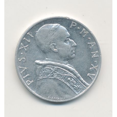 Vatican - 5 Lire 1953 - Pie XII - alu - SUP+