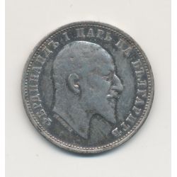 Bulgarie - 1 Leva 1910 - Ferdinand I - argent - TB/TTB