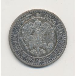 Finlande - 1 Markka - 1865 Helsinki - argent - TTB+