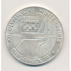 Autriche - 100 Schillings 1976 Vienne - JO Innsbruck - argent - TTB+