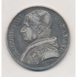 Vatican - 1 Scudo 1837 R - Gregoire XVI - argent - TTB+