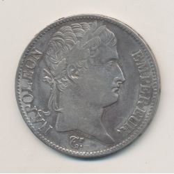 5 Francs Napoléon empereur - 1809 W Lille