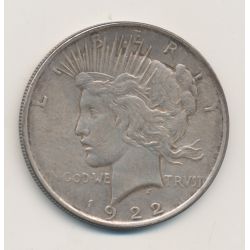 Etats-Unis - 1 Dollar Peace 1922 - TTB