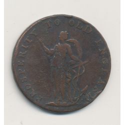 Angleterre - 1/2 Penny Token - Prosperity to old england - ND - cuivre - TB