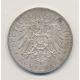 Allemagne - 5 Mark 1913 F - Wurttemberg - argent - SUP