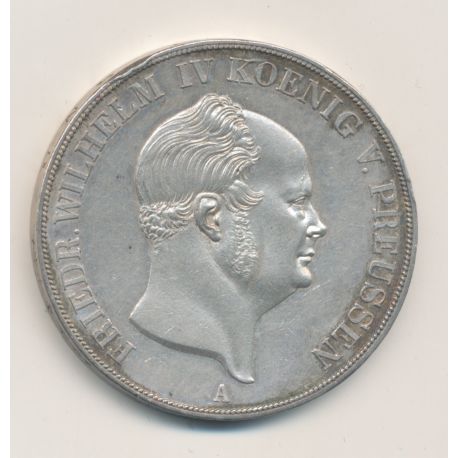 Allemagne - 2 Thaler-3 1/2 Gulden - 1856 A Berlin - Prusse - Guillaume IV - argent - TTB+
