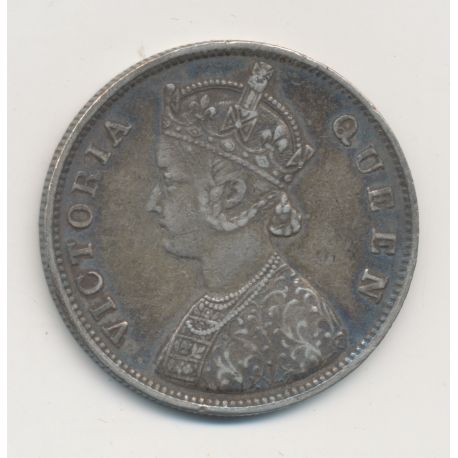 Indes Anglaises - 1 Roupie 1862 - Victoria - argent - TTB