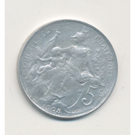 5 Centimes Dupuis - 1908 Essai - aluminium - SUP