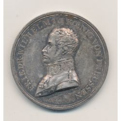 Allemagne - Médaille Wilhelm III - Dem besten schutzen - Royaume de prusse - argent - TTB+