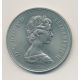 Angleterre - 1 Crown 1972 - 25e anniversaire mariage - Elisabeth II - nickel - SUP