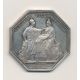 Jeton - banque de France - AN VIII - argent 25g - TTB+