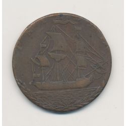 Angleterre - 1/2 Penny Portsea Token - Hampshire 1794 - cuivre - TB