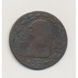 Angleterre - 1/2 Penny Token - North wales 1793 - cuivre - TB