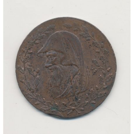 Angleterre - 1/2 Penny Token - North wales 1793 - cuivre - TTB+