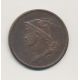 Angleterre - Token mercure et brittania - cuivre - TB