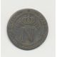 10 Centimes à l'N couronné - 1810 B Rouen - billon - TB+
