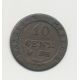 10 Centimes à l'N couronné - 1808 BB Strasbourg - TB+