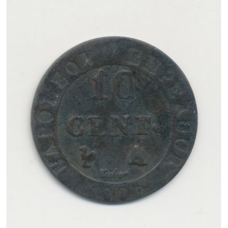 10 Centimes à l'N couronné - 1809 A Paris - TB