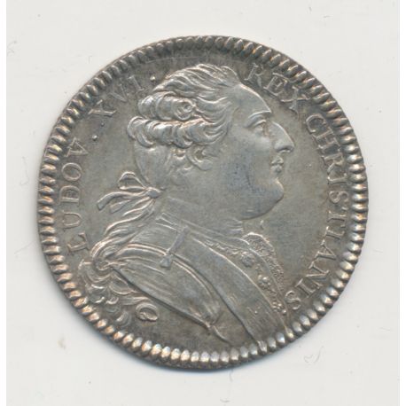 Jeton - Louis XVI - États de bretagne - 1784 - argent - SUP