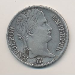 5 Francs Napoléon empereur - 1814 H La Rochelle