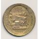 Monneron 5 Sols au pacte fédératif - 1792 - AN 4 - bronze doré - TTB
