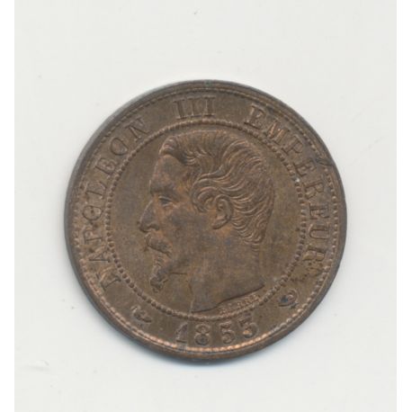1 Centime Napoléon III - Tête nue - 1853 W Lille