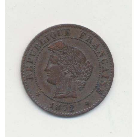 1 Centime Cérès - 1872 A Paris - TTB+