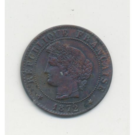 1 Centime Cérès - 1872 K Bordeaux - TB+