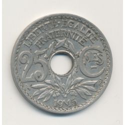 25 centimes Lindauer - 1915 souligné - TTB