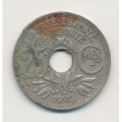 25 centimes Lindauer - 1916 souligné - TB