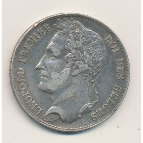 Belgique - 5 Francs 1848 - Léopold 1er - argent - TTB
