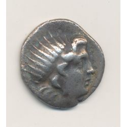 Ile de carie - Drachme - Rhodes - argent - TB/TTB