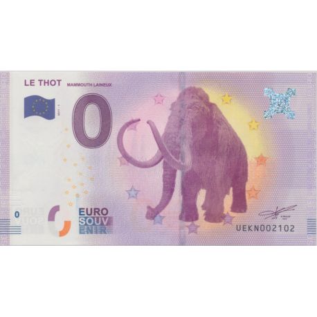 Billet - Mammouth laineux Le Thot - 2017-1