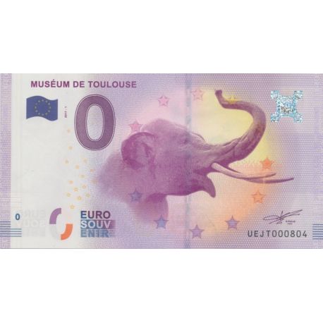 Billet - Muséum de toulouse - 2017-1 